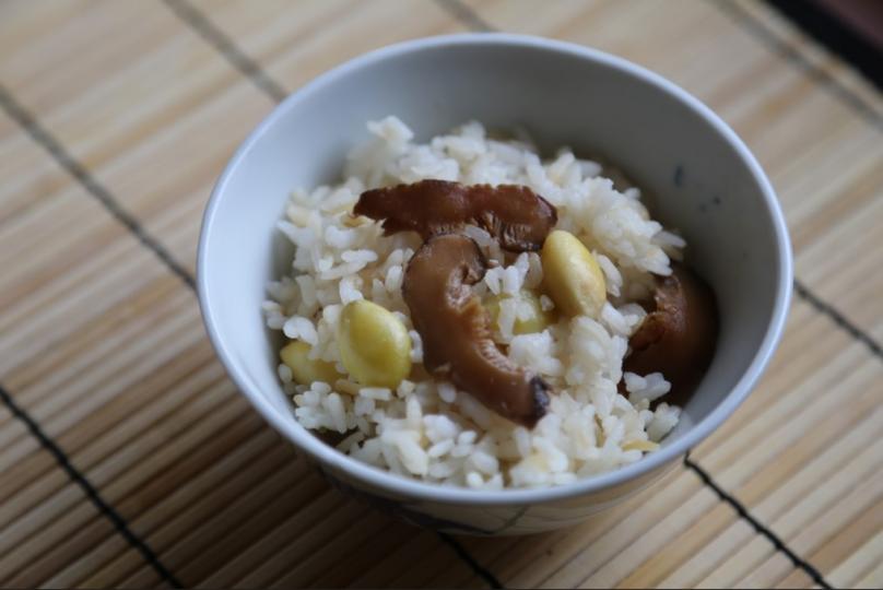 日式銀杏冬菇飯 日式銀杏冬菇飯