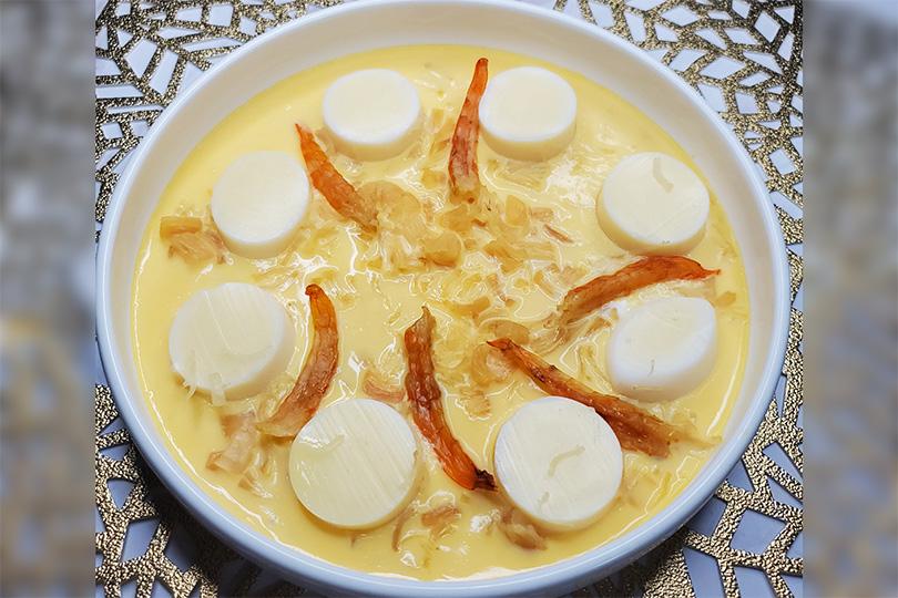 「名廚Denice Wai 廚房」簡易快煮 - 瑤柱蝦乾玉子豆腐蒸水蛋