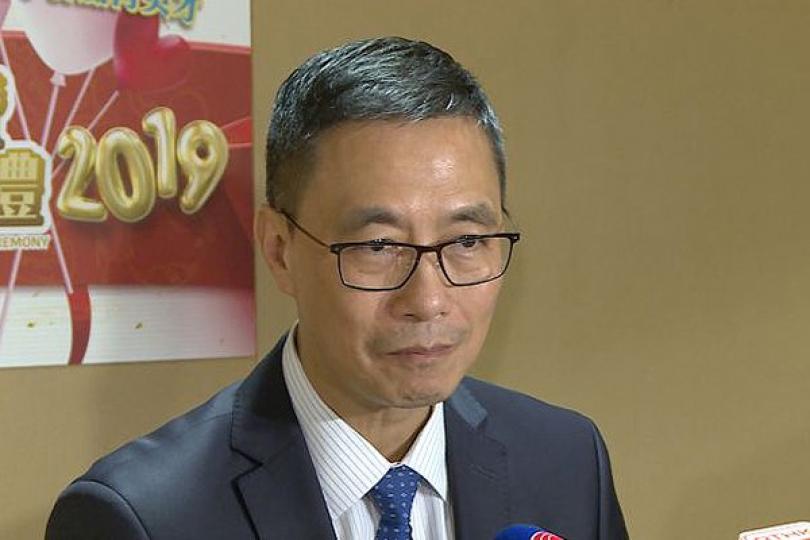 楊潤雄籲組人鏈學生注意安全 楊潤雄籲組人鏈學生注意安全
