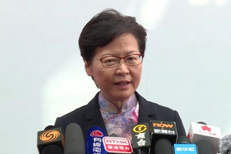 特首:不同意惠譽下調香港評級 特首:不同意惠譽下調香港評級