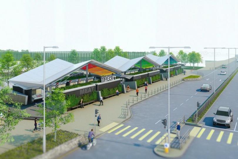 政府宣布天水圍設臨時街市 政府宣布天水圍設臨時街市