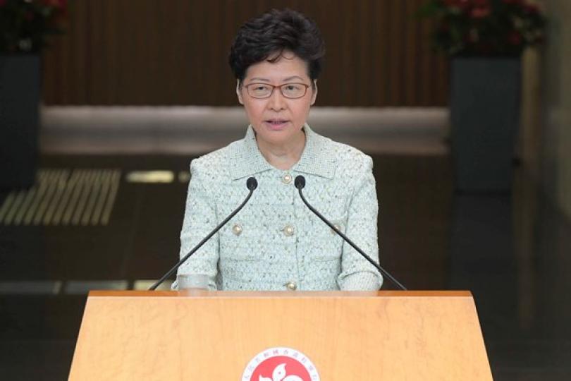 特首:外國政客言論罔顧事實 特首:外國政客言論罔顧事實