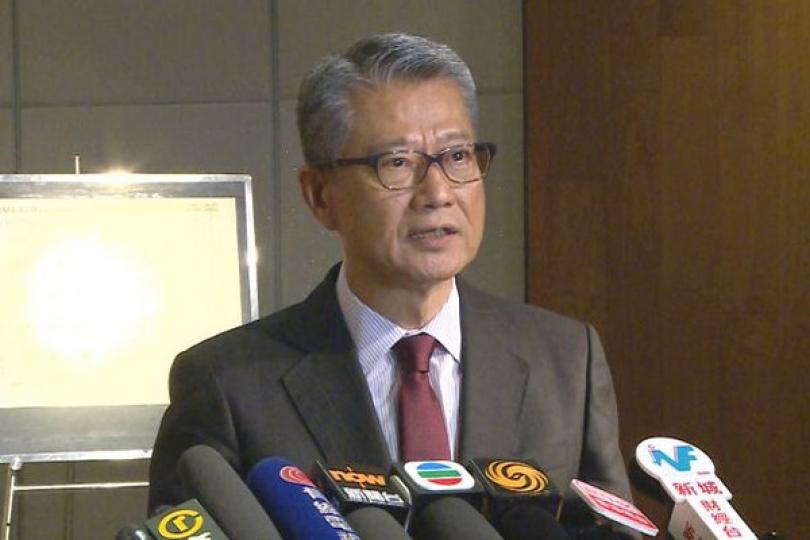 陳茂波:盡力助中小企度難關 陳茂波:盡力助中小企度難關