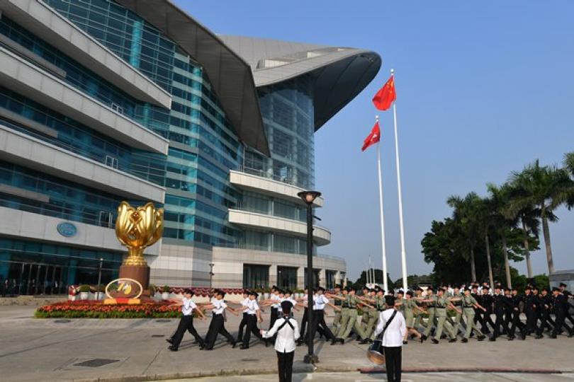 升旗禮賀國慶70周年 升旗禮賀國慶70周年