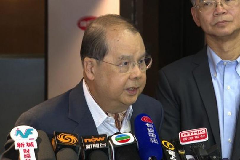 張建宗盼香港社會回歸理性 張建宗盼香港社會回歸理性