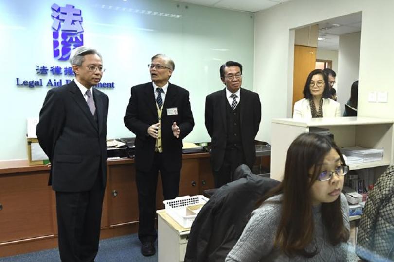 羅智光訪法援署 羅智光訪法援署