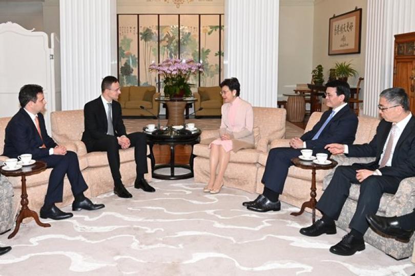 林鄭月娥晤亞洲金融論壇嘉賓 林鄭月娥晤亞洲金融論壇嘉賓