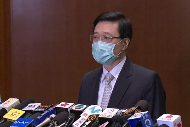 李家超籲市民支持警方反恐行動 李家超籲市民支持警方反恐行動