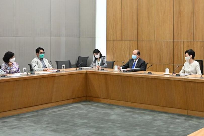 特首晤立法會議員 特首晤立法會議員