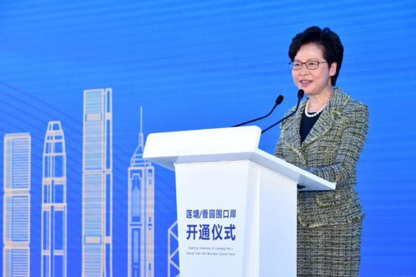 香園圍口岸開通促進深港跨境貨運 香園圍口岸開通促進深港跨境貨運