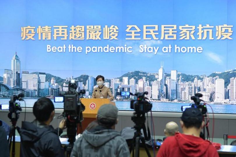 特首稱疫苗採購基於科學 特首稱疫苗採購基於科學