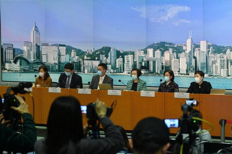 疫情記者會續以實體形式舉行 疫情記者會續以實體形式舉行