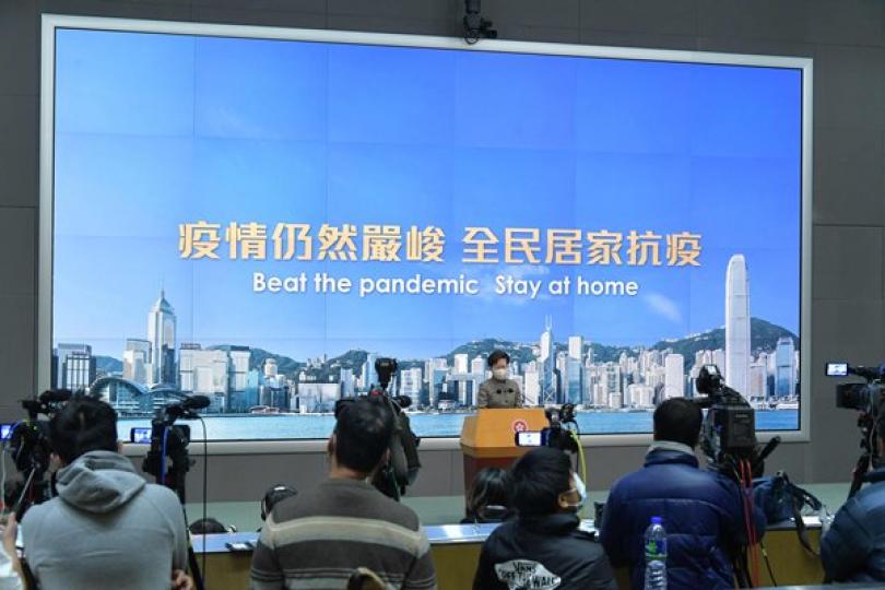 特首冀外國社會放下雙重標準 特首冀外國社會放下雙重標準