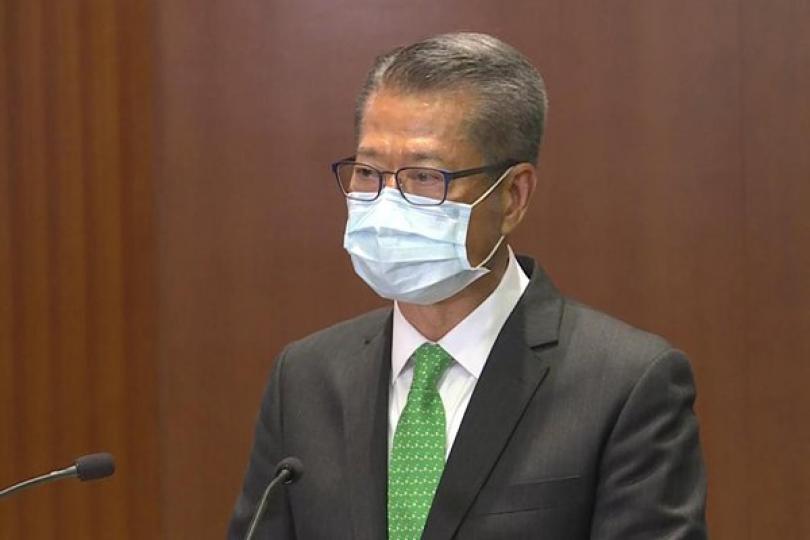 陳茂波歡迎撥款條例草案通過 陳茂波歡迎撥款條例草案通過