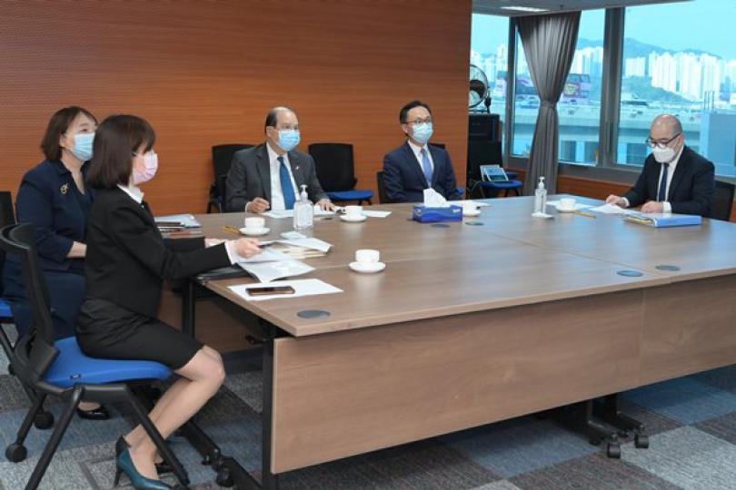政務司司長訪公務員培訓處 政務司司長訪公務員培訓處