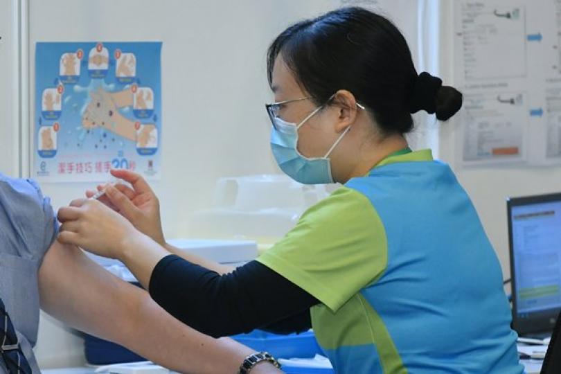 5月9日新冠疫苗累計接種逾174萬劑