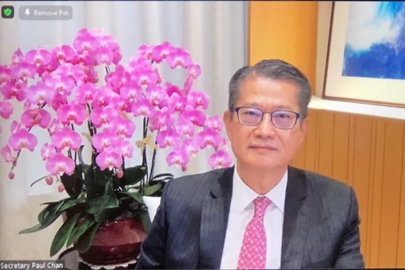 陳茂波向加國政商界介紹香港優勢 陳茂波向加國政商界介紹香港優勢