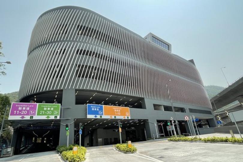運輸署驗車大樓逐步啟用 運輸署驗車大樓逐步啟用