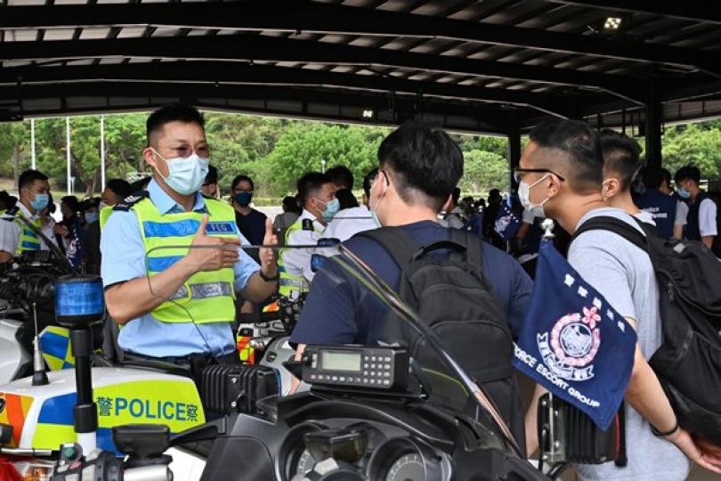 警察招募日首設體驗環節 警察招募日首設體驗環節