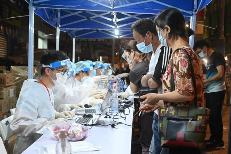 大角咀受限區沒發現確診個案 大角咀受限區沒發現確診個案