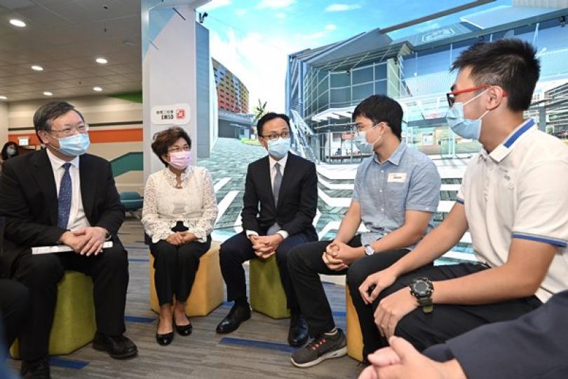 聶德權到訪機電工程署 聶德權到訪機電工程署