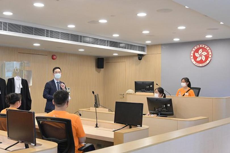 律政司辦活動助學生明法守禮 律政司辦活動助學生明法守禮
