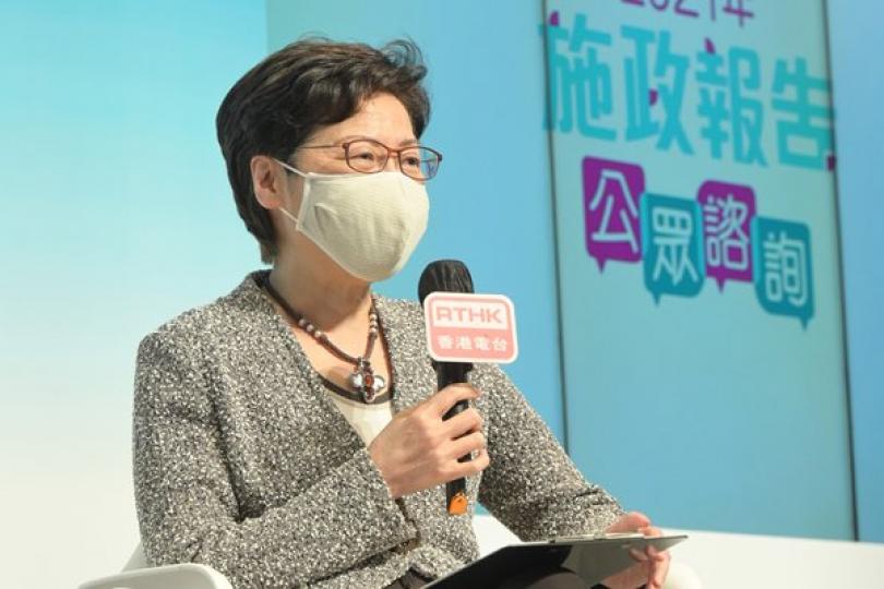 特首:是時候構思政府改組 特首:是時候構思政府改組
