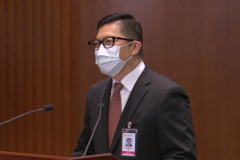 鄧炳強促台棄政治操弄 鄧炳強促台棄政治操弄