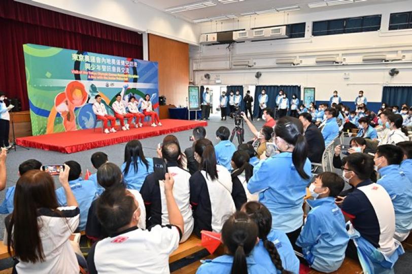 內地奧運健兒與少訊會員交流 內地奧運健兒與少訊會員交流