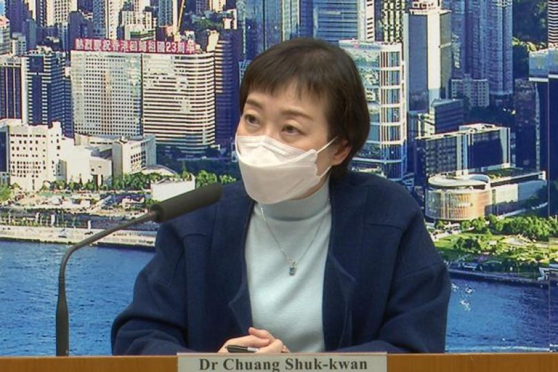 2月15日新冠病毒陽性個案逾千六宗 2月15日新冠病毒陽性個案逾千六宗