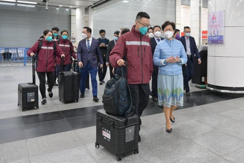 特首:抗疫為香港首要任務 特首:抗疫為香港首要任務