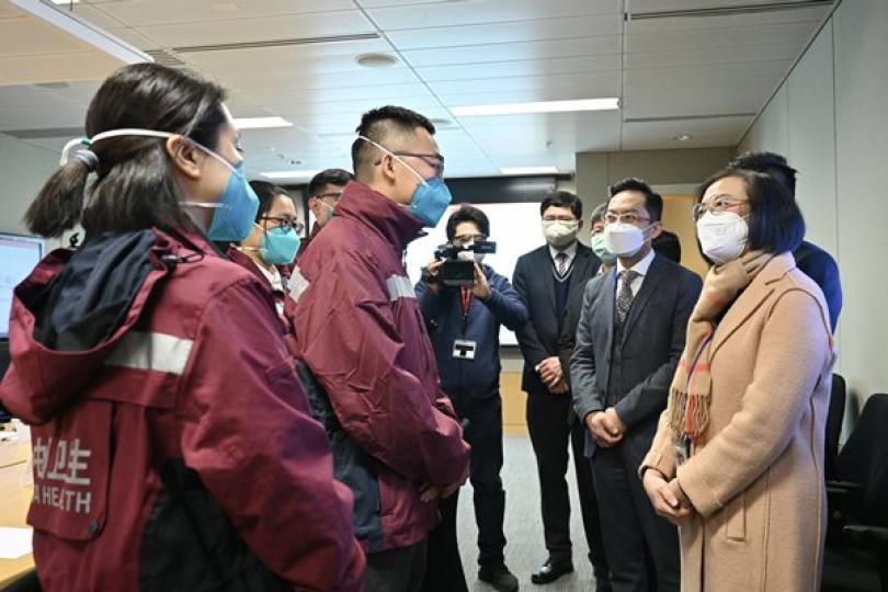專家團考察香港流行病學調查工作 專家團考察香港流行病學調查工作