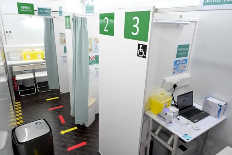 兩新增疫苗流動接種站明啟用