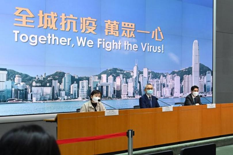 第五波疫情陽性個案累計逾百萬 第五波疫情陽性個案累計逾百萬
