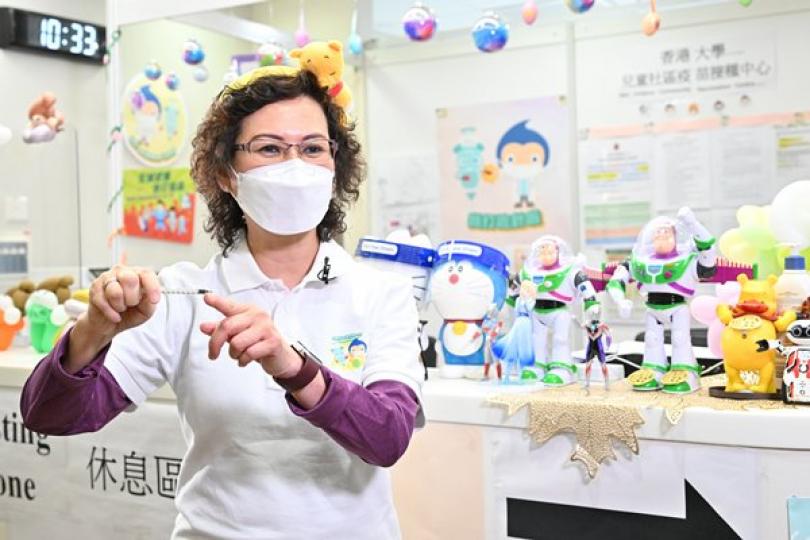 童心齊接種 打針不怕痛 童心齊接種 打針不怕痛