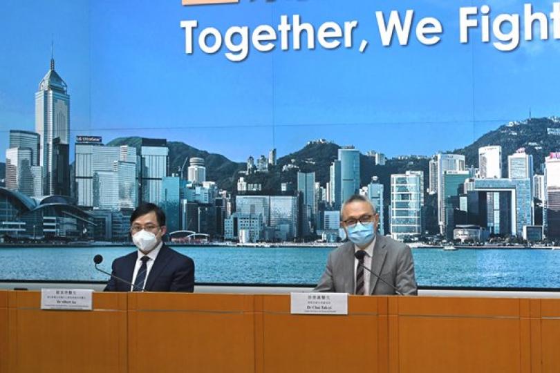 4月21日新冠病毒陽性個案增628宗 4月21日新冠病毒陽性個案增628宗