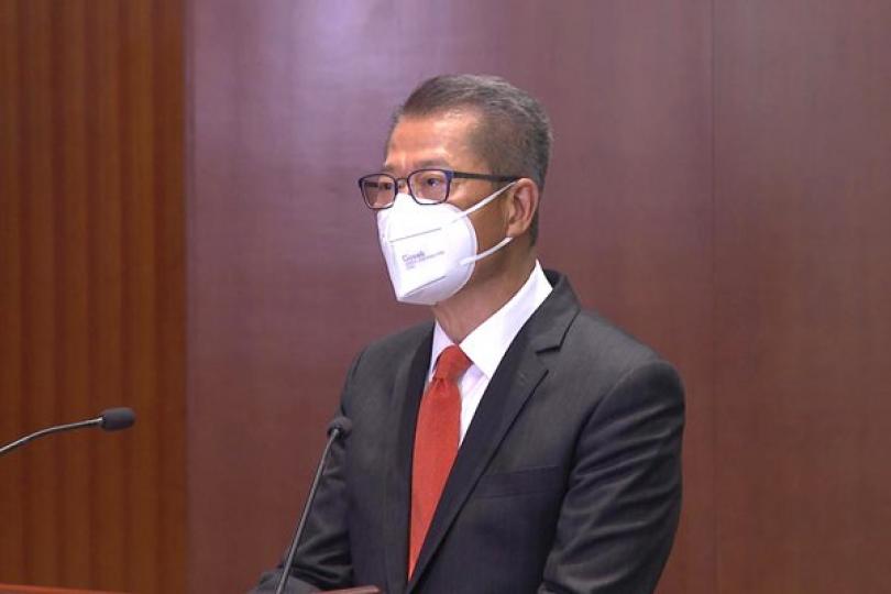 陳茂波歡迎撥款條例草案通過 陳茂波歡迎撥款條例草案通過