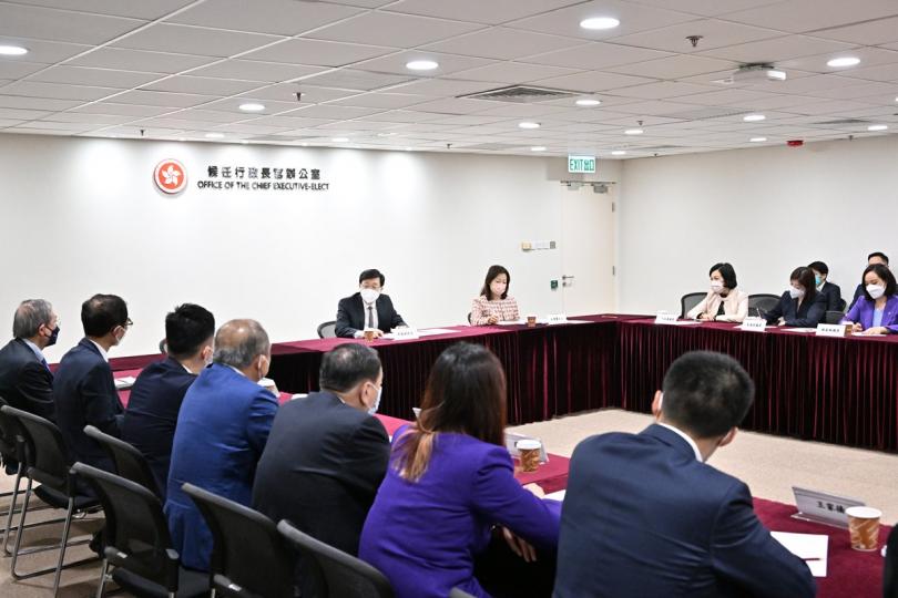李家超晤新民黨立會議員 李家超晤新民黨立會議員