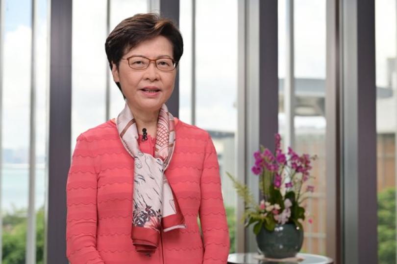 特首:堅定依循一國兩制方針 特首:堅定依循一國兩制方針