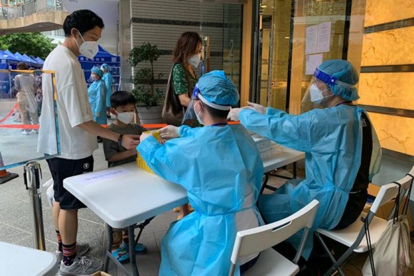 長沙灣受限區檢一宗陽性個案 長沙灣受限區檢一宗陽性個案