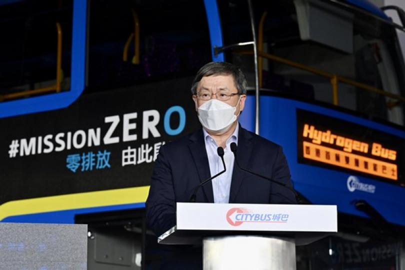香港引入首輛雙層氫能巴士 香港引入首輛雙層氫能巴士