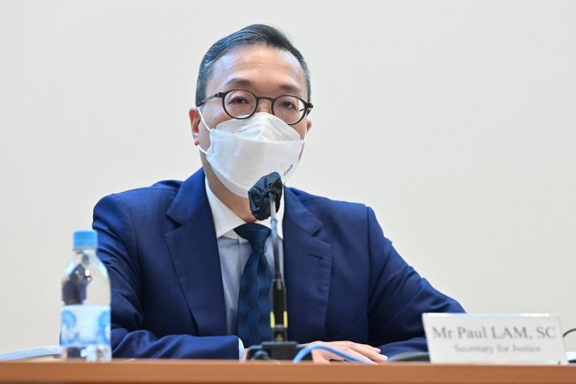 重大啟示:  林定國在律政司舉辦的兩場「國家主席重要講話精神」座談會上分享習近平重要講話的精神。