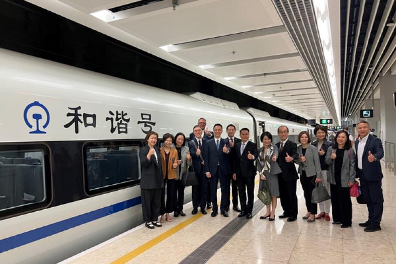 楊潤雄訪穗探討加強合作 楊潤雄訪穗探討加強合作