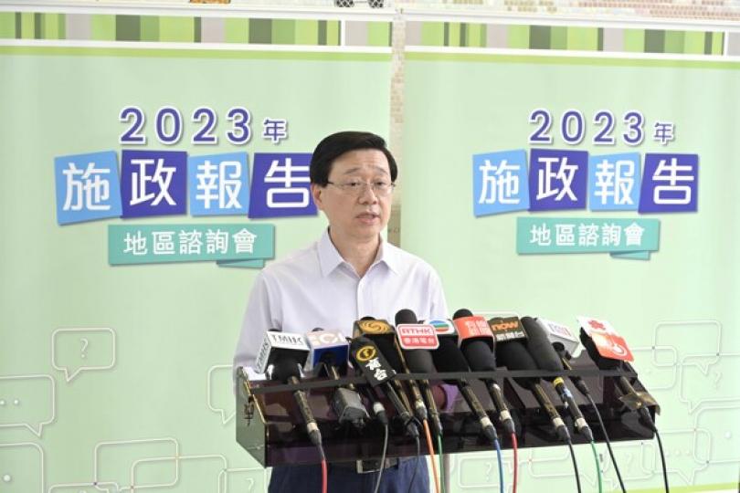 特首冀社會建立籌辦活動新共識 特首冀社會建立籌辦活動新共識