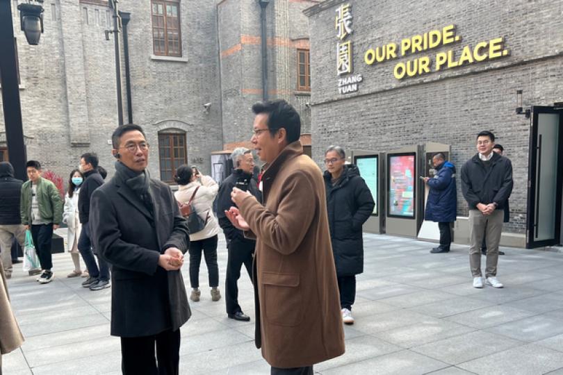 楊潤雄訪滬了解文化藝術發展 楊潤雄訪滬了解文化藝術發展
