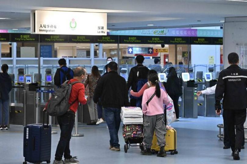 特別通關安排下各口岸運作暢順 特別通關安排下各口岸運作暢順