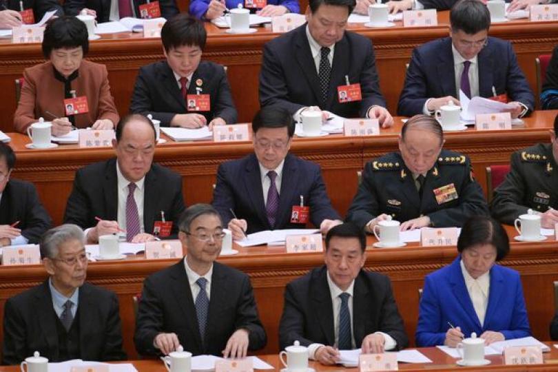 李家超北京列席人大會議開幕會 李家超北京列席人大會議開幕會