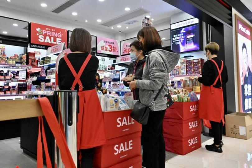2月零售業銷貨值升1.9% 2月零售業銷貨值升1.9%