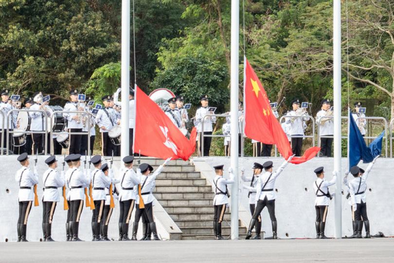 紀律部隊全力推廣全民國安教育日 紀律部隊全力推廣全民國安教育日