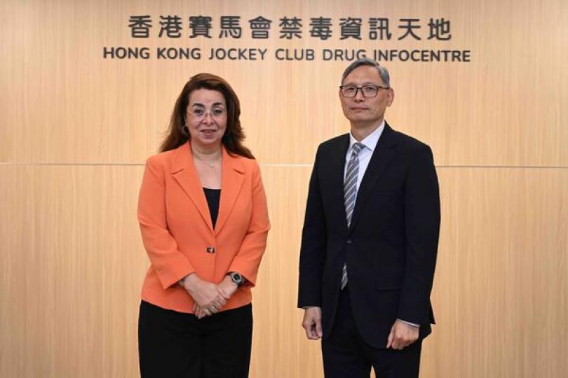 卓孝業晤聯合國毒罪辦執行主任 卓孝業晤聯合國毒罪辦執行主任